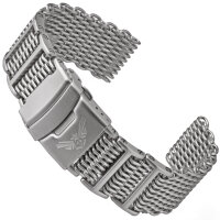 Milanaise SHARK MESH matt Uhrenarmband