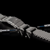 Milanaise SHARK MESH matt Uhrenarmband