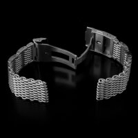 Milanaise SHARK MESH matt Uhrenarmband