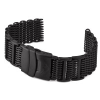 Milanaise SHARK MESH schwarz Uhrenarmband