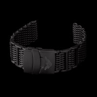 Milanaise SHARK MESH schwarz Uhrenarmband