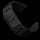 Milanaise SHARK MESH schwarz Uhrenarmband