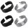 Milanaise Uhrarmband Edelstahl Mesh 18mm 20mm 22mm 24mm Silber/Schwarz/Gold/Roségold Armband Uhr Ersatz Band extra Dick 3mm