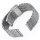 Milanaise Uhrarmband Edelstahl Mesh 18mm 20mm 22mm 24mm Silber/Schwarz/Gold/Roségold Armband Uhr Ersatz Band extra Dick 3mm