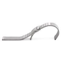 MILANAISE MESH Uhrenarmband ÜBERLANG (!)  20 22 24 Edelstahl massiv poliert matt schwarz