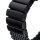 Milanaise Mesh Uhrenarmband 24mm  - Schweres Geflecht & Glieder - IP BLACK schwarz