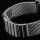 Milanaise Mesh Uhrenarmband - Geflecht & Glieder poliert 24mm